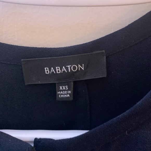 Aritzia Babaton Howard Oversized Navy Tunic - Picture 2 of 5